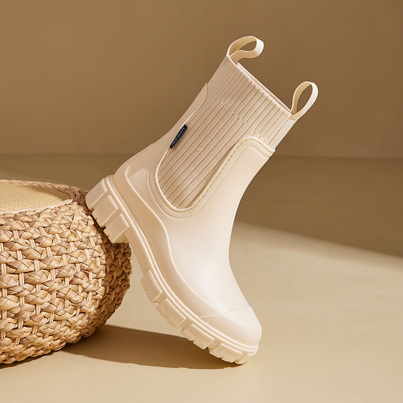 Stivali da Pioggia da Donna in Materiale Eco Resistente all’Acqua
