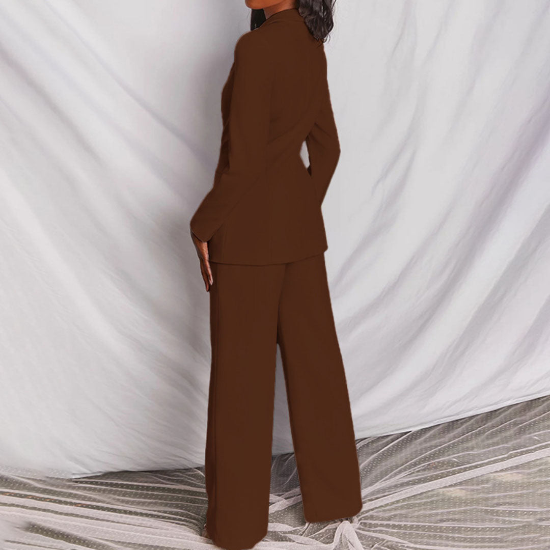 Completo da donna con blazer e pantaloni | Ideale per la primavera e l'autunno
