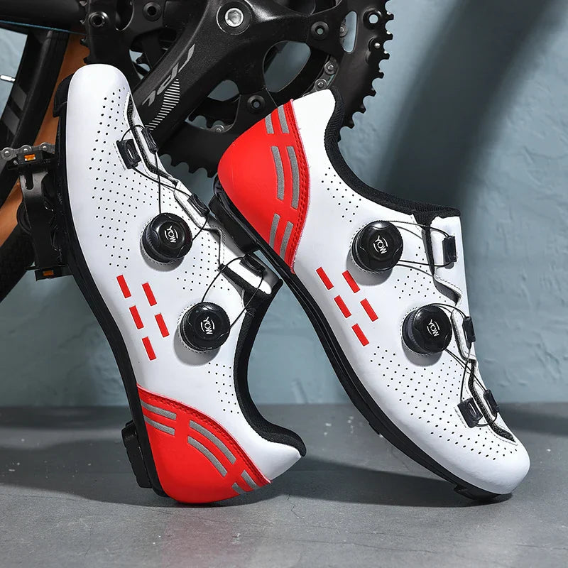 Zapatillas de ciclismo para hombre para MTB y carretera con sistema de cierre de precisión