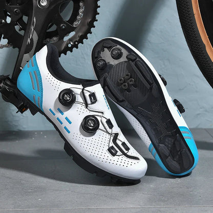 Zapatillas de ciclismo para hombre para MTB y carretera con sistema de cierre de precisión