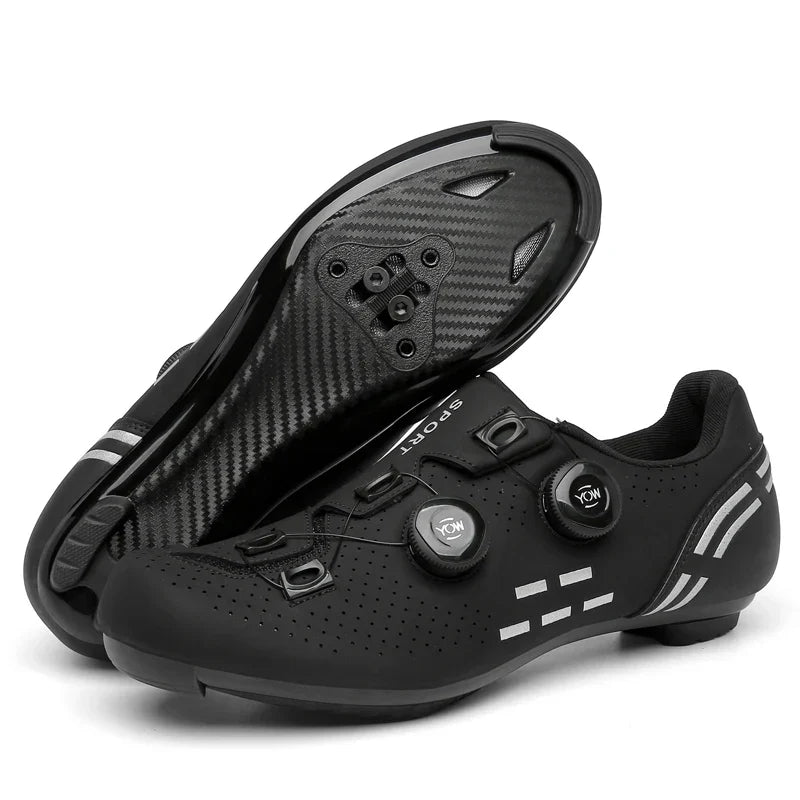 Zapatillas de ciclismo para hombre para MTB y carretera con sistema de cierre de precisión