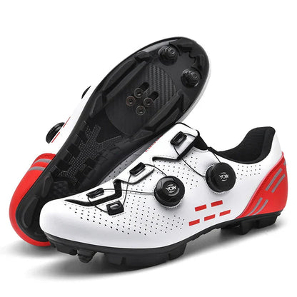 Zapatillas de ciclismo para hombre para MTB y carretera con sistema de cierre de precisión