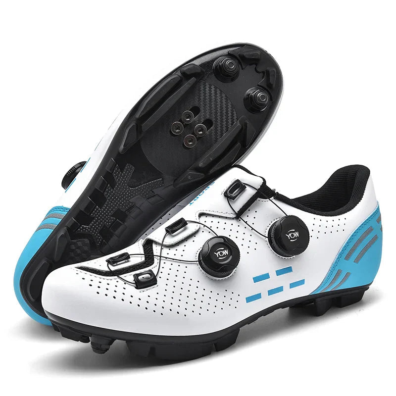 Zapatillas de ciclismo para hombre para MTB y carretera con sistema de cierre de precisión