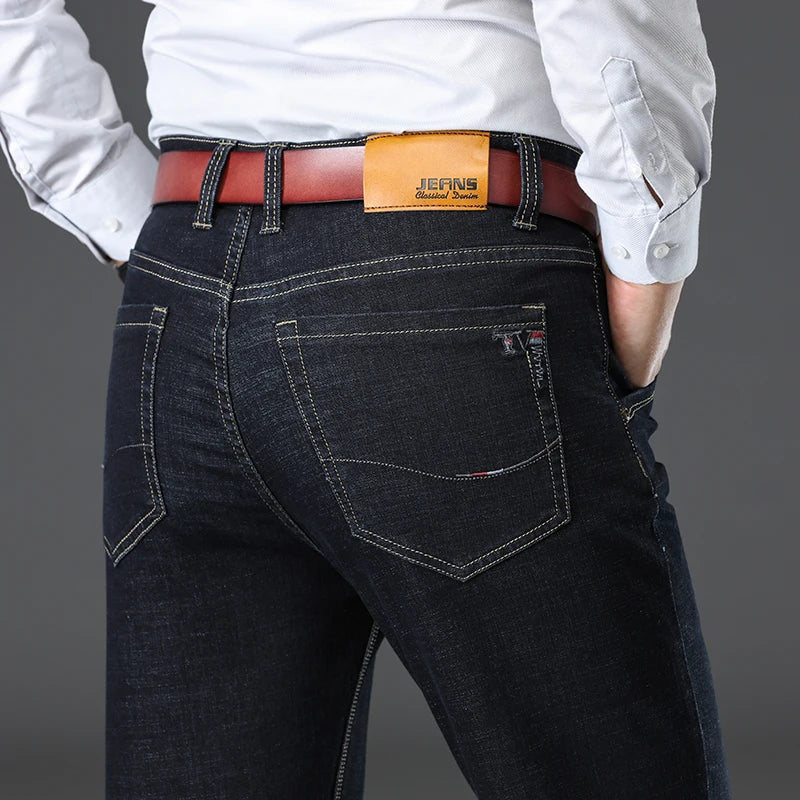Jeans Uomo Stretch Denim Classic Fit