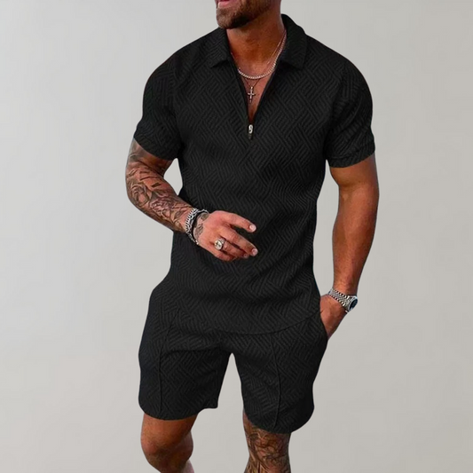 Set Estivo da Uomo con Polo e Pantaloncini I Ideale per l’Estate