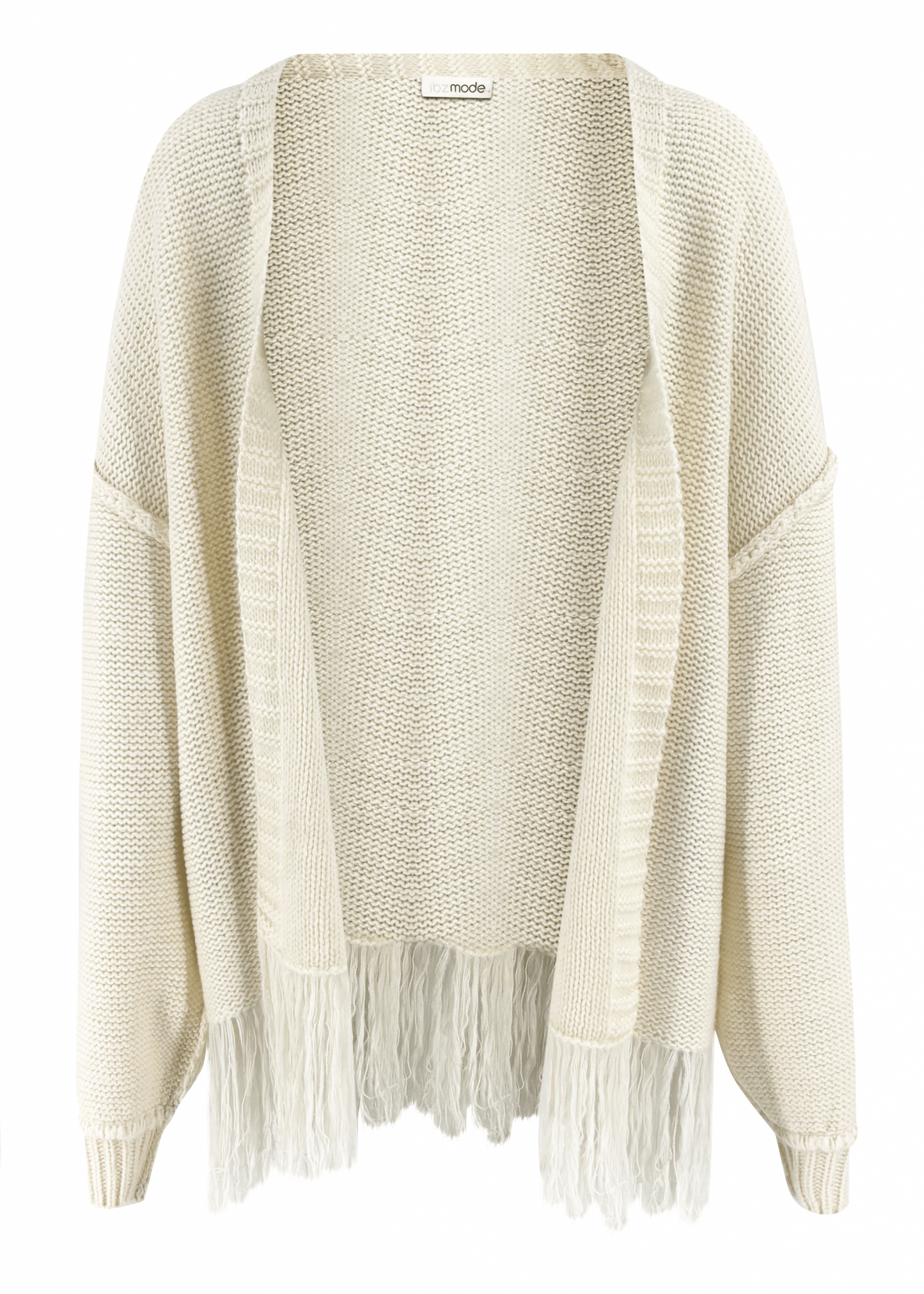 Giacca Estiva da Donna in Maglia con Frange Decorative