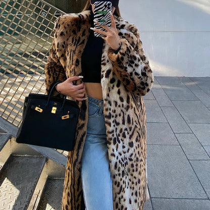 Giacca con Stampa Leopardata Chic per Donne