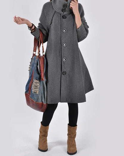 Cappotto Lungo Invernale da Donna con Design Classico