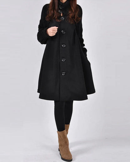 Cappotto Lungo Invernale da Donna con Design Classico