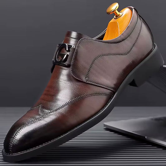 Herresko Monk Strap med Spænde og Polstret Indersål