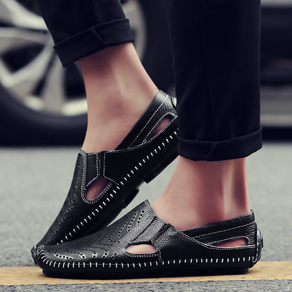 Sandali da Uomo Estivi Pannelli Traspiranti Cinturino Regolabile