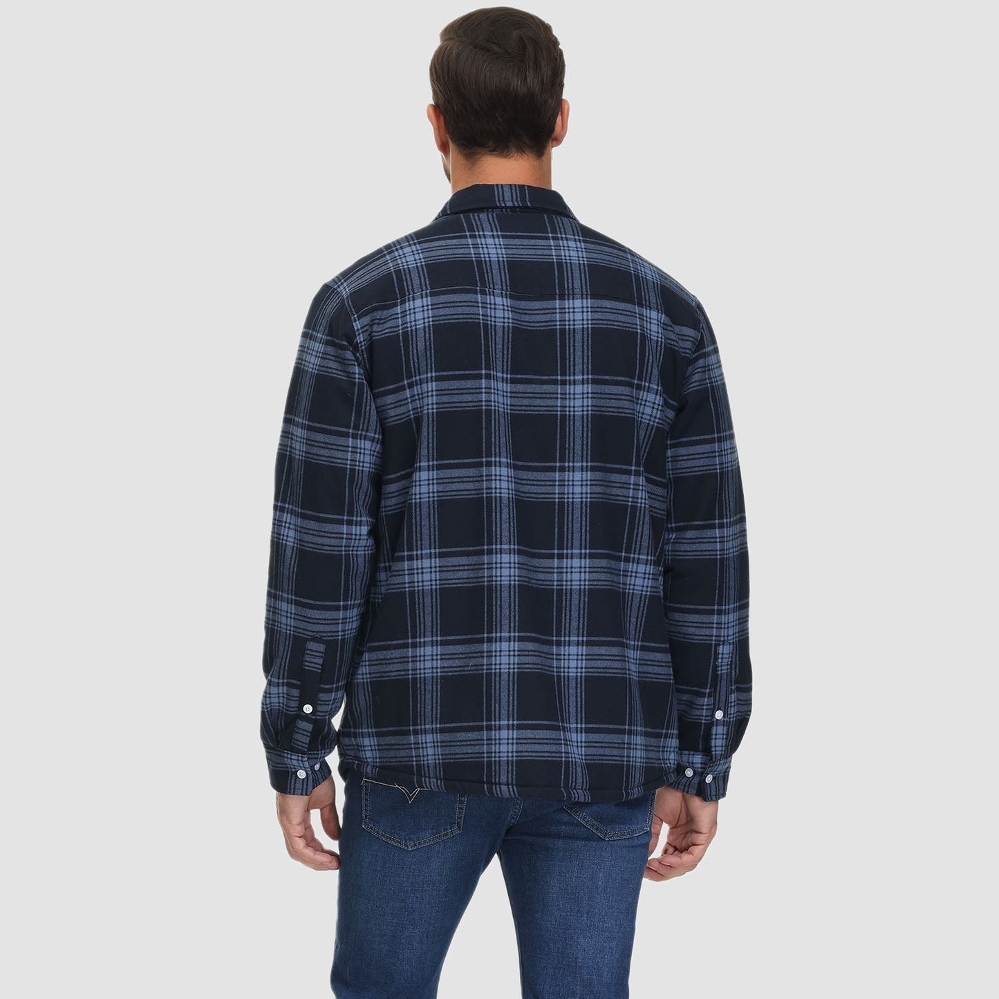 Giacca Camicia Casual da Uomo con Tasche