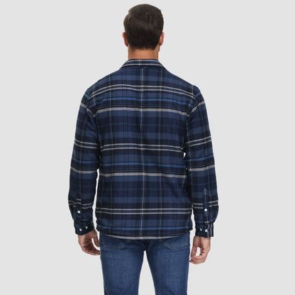 Giacca Camicia Casual da Uomo con Tasche