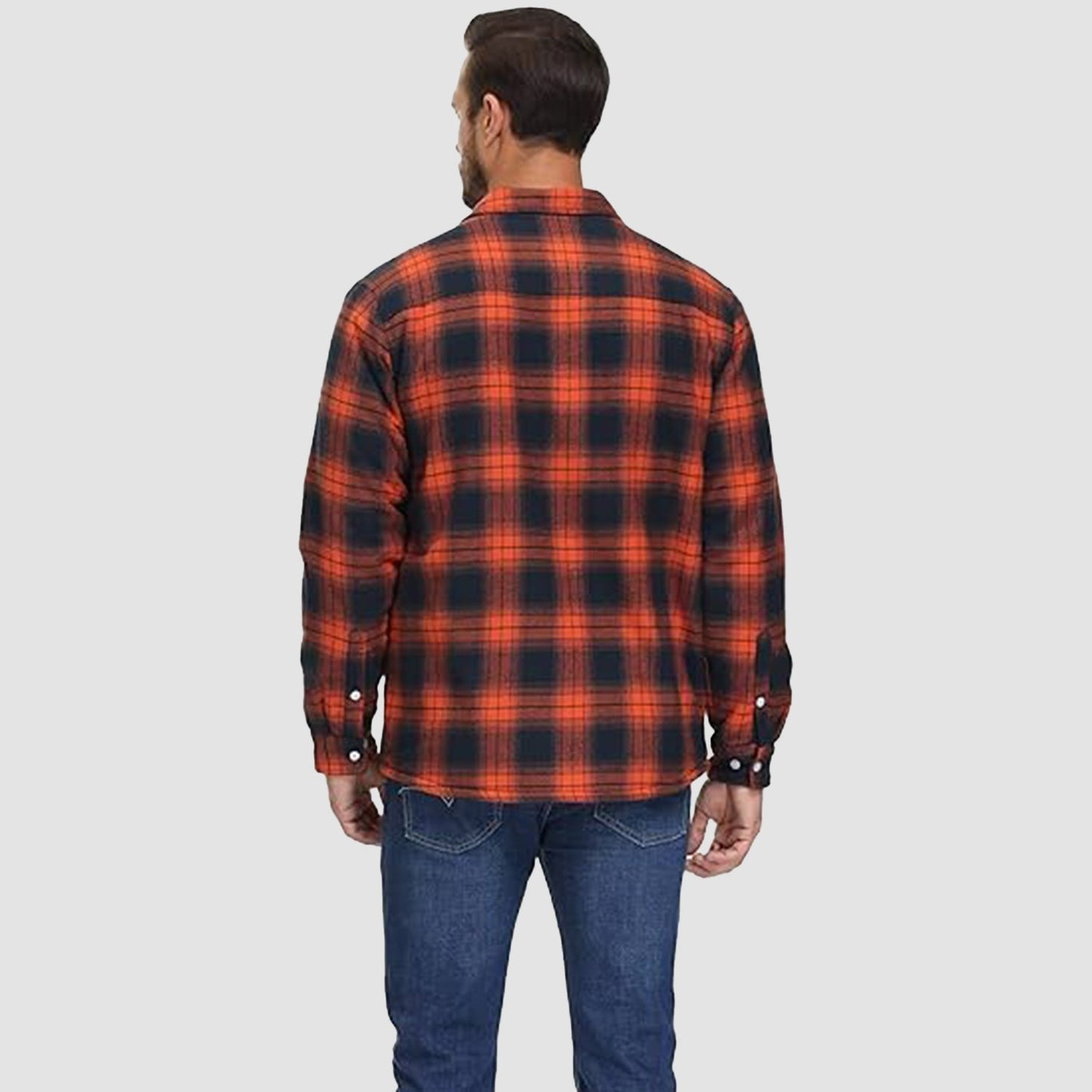 Giacca Camicia Casual da Uomo con Tasche
