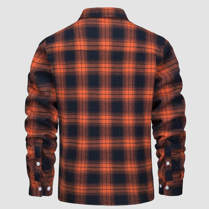 Giacca Camicia Casual da Uomo con Tasche