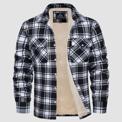 Giacca Camicia Casual da Uomo con Tasche