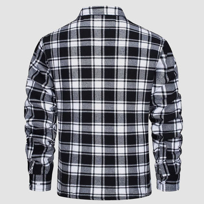 Giacca Camicia Casual da Uomo con Tasche