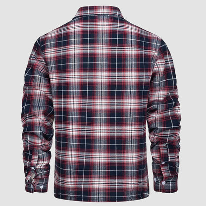 Giacca Camicia Casual da Uomo con Tasche