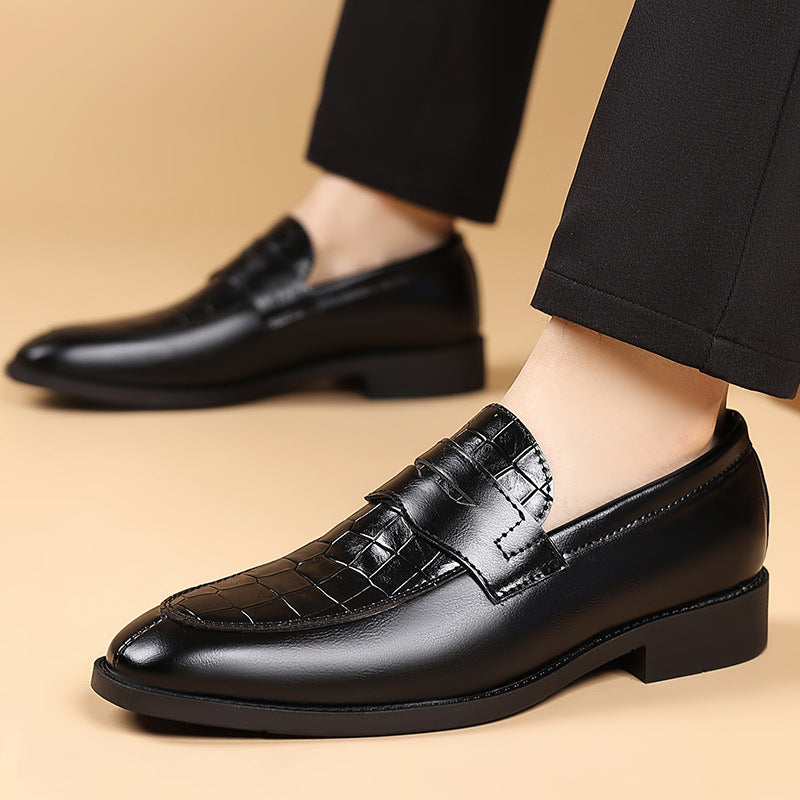 Scarpe da Uomo Monk Strap Motivo Inciso Slip On