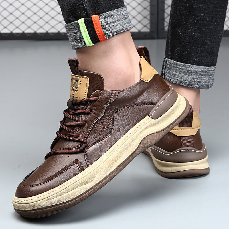Sneakers da Uomo con Soletta Imbottita, Colletto Imbottito e Suola in Gomma
