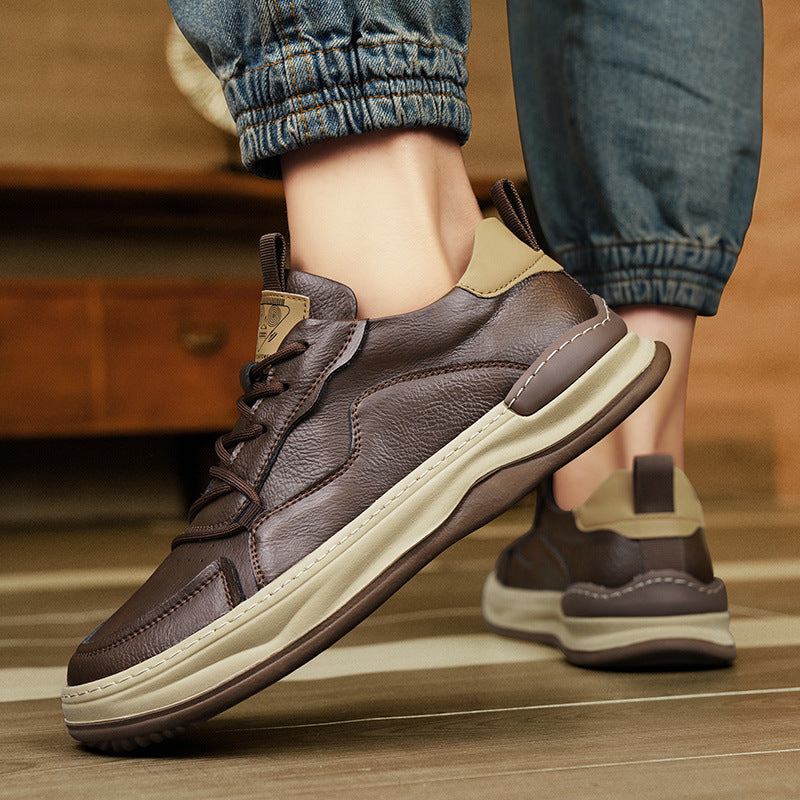 Sneakers da Uomo con Soletta Imbottita, Colletto Imbottito e Suola in Gomma