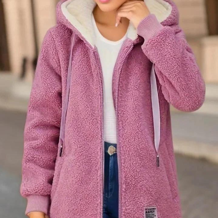 Cardigan Donna Autunno Bottoni Maniche Lunghe Maglia Liscia