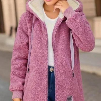 Cardigan Donna Autunno Bottoni Maniche Lunghe Maglia Liscia