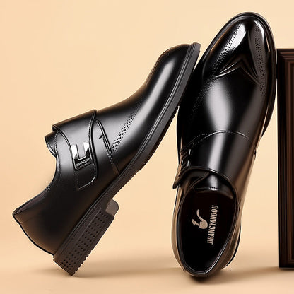 Herre Oxford Slip-On med Spænde og Perforeret Tå