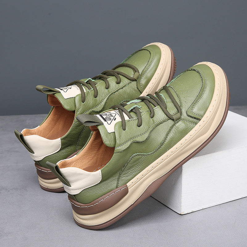 Sneakers da Uomo con Soletta Imbottita, Colletto Imbottito e Suola in Gomma