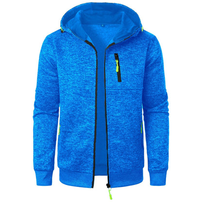 Cardigan con Cappuccio a Jacquard Uomo – Ideale per l'Autunno