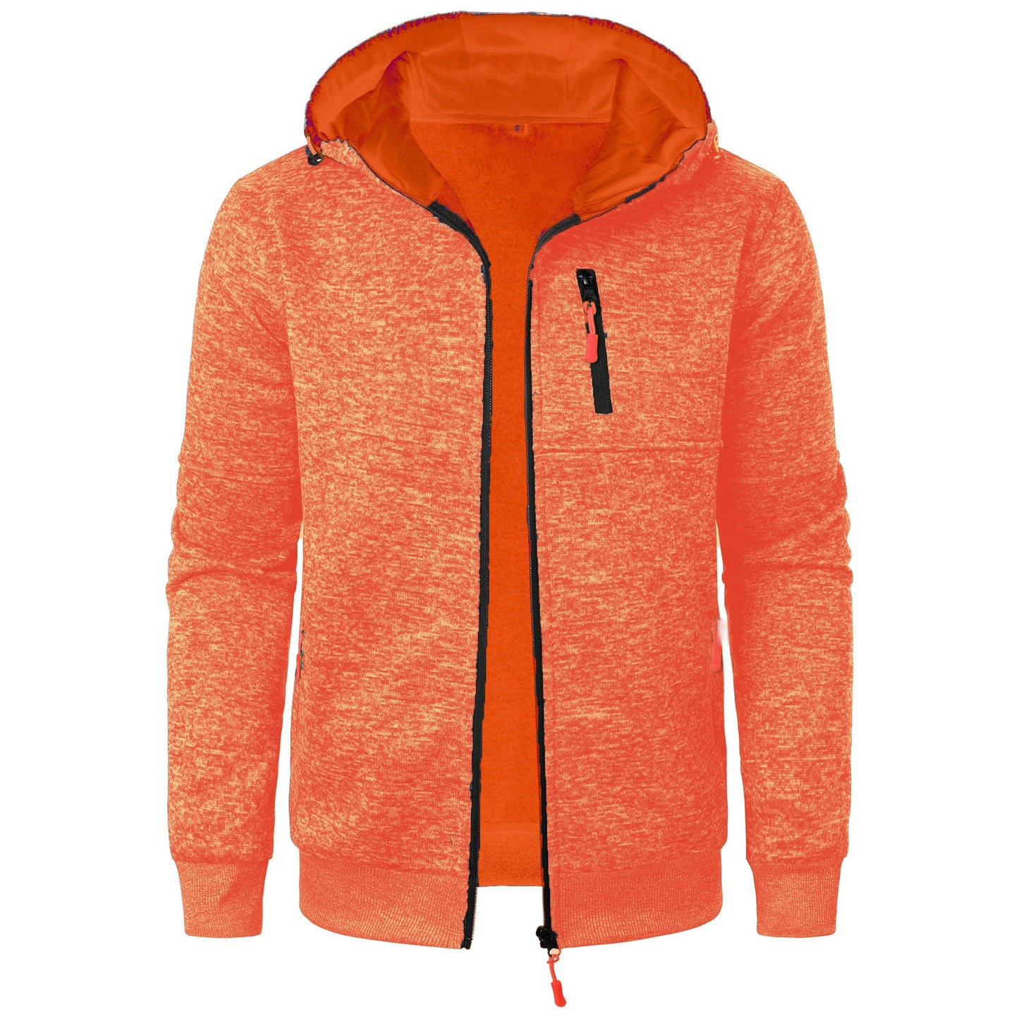 Cardigan con Cappuccio a Jacquard Uomo – Ideale per l'Autunno