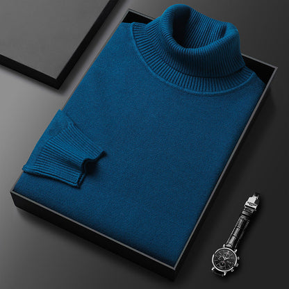 Maglione Invernale da Uomo a Collo Alto con Maniche Lunghe