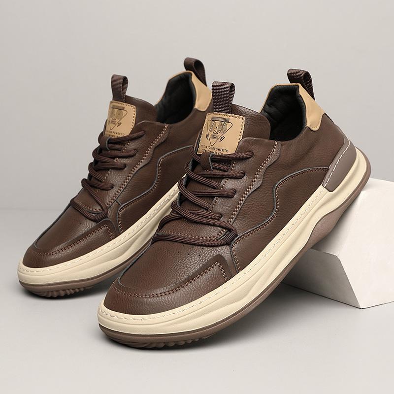Sneakers da Uomo con Soletta Imbottita, Colletto Imbottito e Suola in Gomma