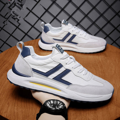 Sneakers da Uomo Traspiranti in Tela con Suola in Gomma | Ideali per Primavera ed Estate