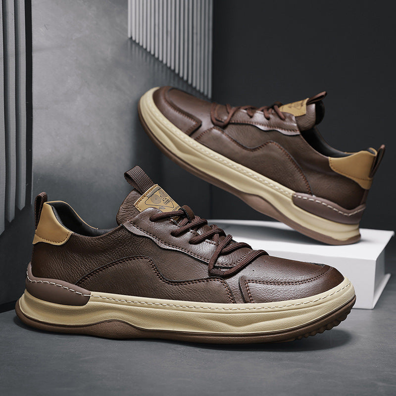 Sneakers da Uomo con Soletta Imbottita, Colletto Imbottito e Suola in Gomma