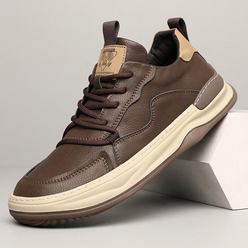 Sneakers da Uomo con Soletta Imbottita, Colletto Imbottito e Suola in Gomma