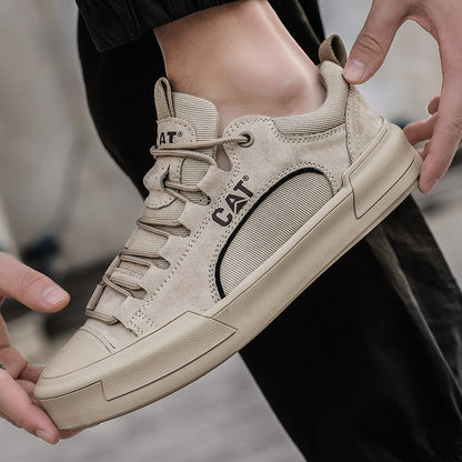 Sneakers da Uomo con Inserti Traspiranti e Suola Robusta