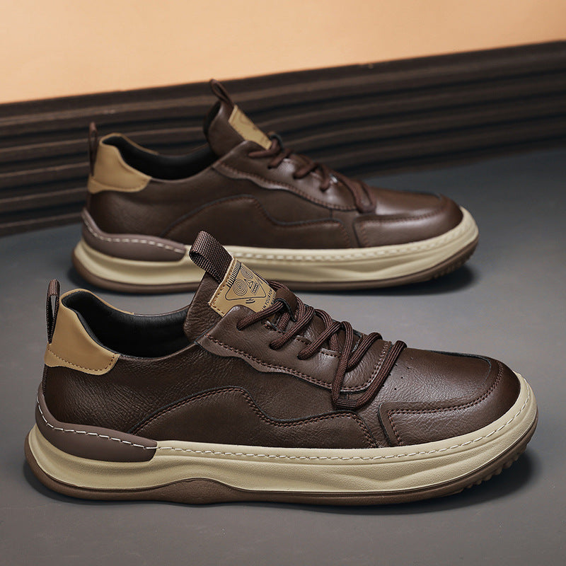 Sneakers da Uomo con Soletta Imbottita, Colletto Imbottito e Suola in Gomma