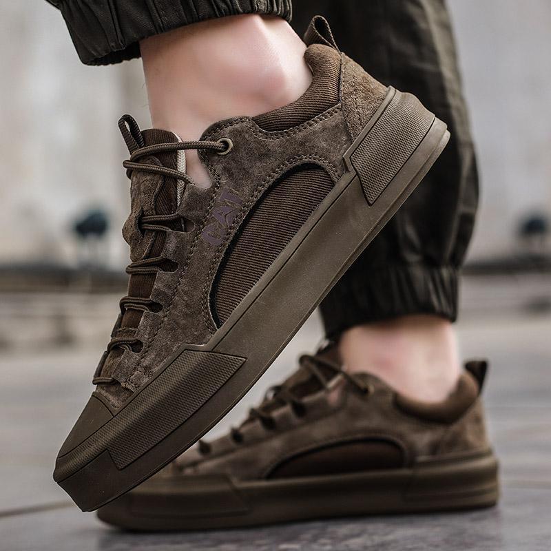 Sneakers da Uomo con Inserti Traspiranti e Suola Robusta
