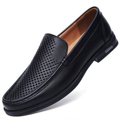 Mocassini da Uomo in Pelle Slip-On Suola Morbida | Ideali per Tutte le Stagioni