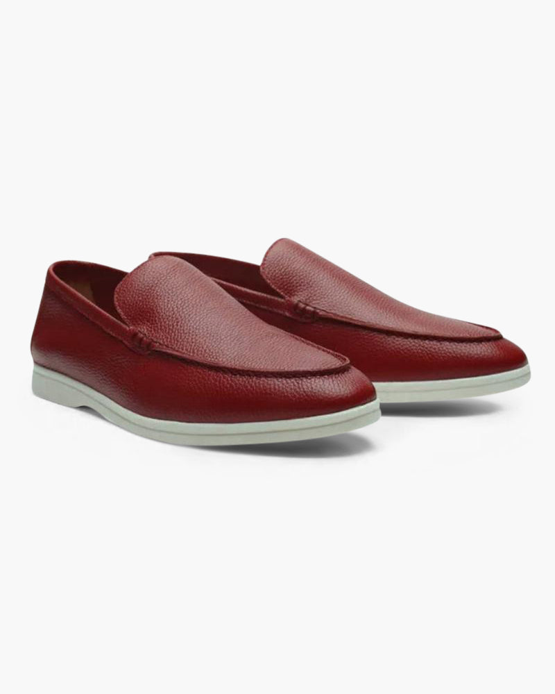 Mocassini da Uomo Slip-On con Tomaia Cucita