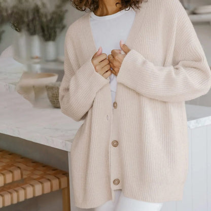 Cardigan Oversize in Puro Cashmere | Ideale per Autunno & Inverno