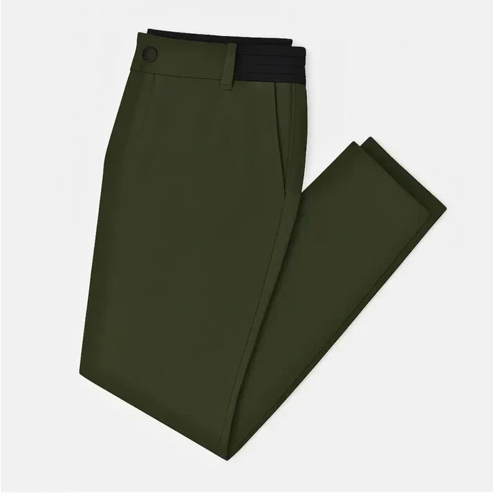 Pantaloni Stretch da Uomo con Vita Elasticizzata e Slim Fit Moderna
