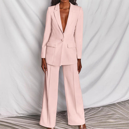 Completo da donna con blazer e pantaloni | Ideale per la primavera e l'autunno
