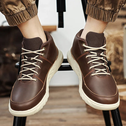 Sneakers da Uomo High Top con Soletta Imbottita e Suola Antiscivolo