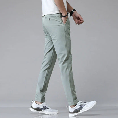 Pantaloni da Uomo Elasticizzati Slim-Fit Traspiranti Morbido Tocco
