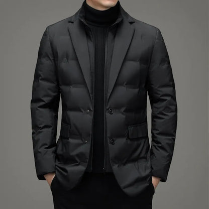 Giacca Antivento da Uomo con Zip e Design a Contrasto