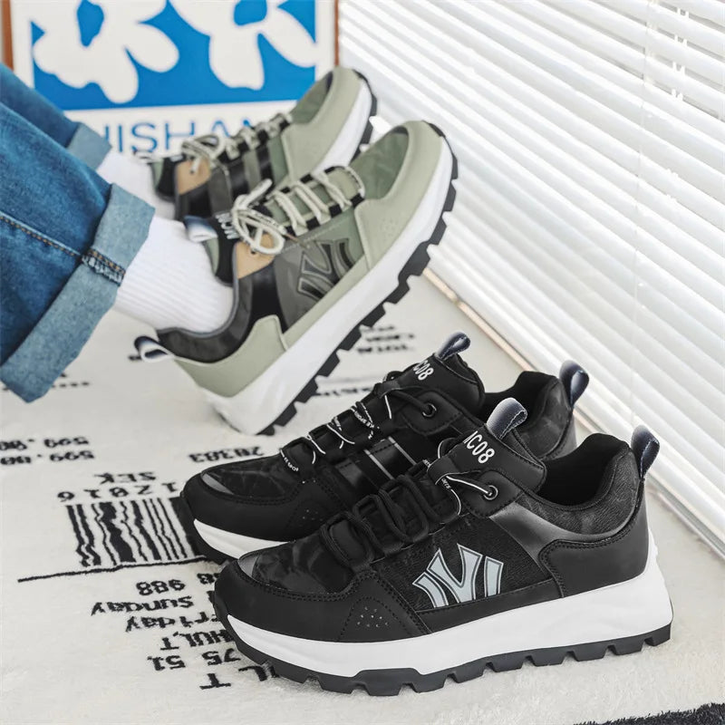 Sneakers da Uomo con Soletta Imbottita e Suola Resistente