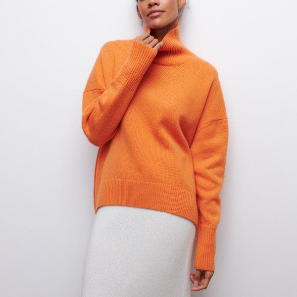 Maglione Dolcevita Oversize da Donna I Ideale per l'Autunno