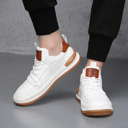 Sneakers da Uomo con Soletta Imbottita, Colletto Imbottito e Suola in Gomma